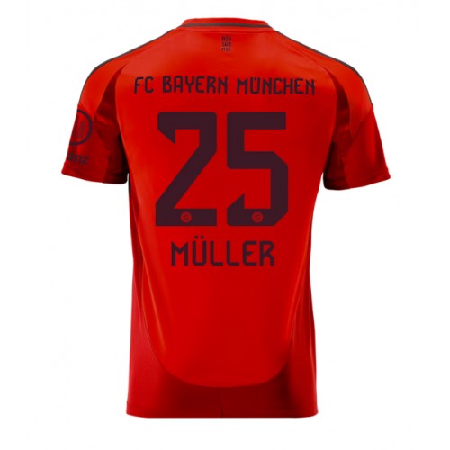 Dres Bayern Munich Thomas Muller #25 Domaci 2024-25 Kratak Rukav